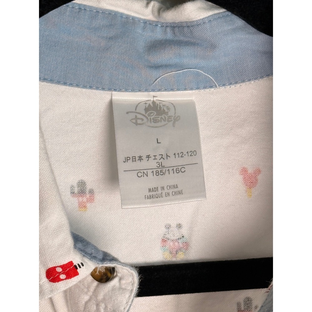 Disneycore Vacation Dadcore Mickey Mouse Ice Cream Button Up Shirt M Resort - Picture 3 of 12